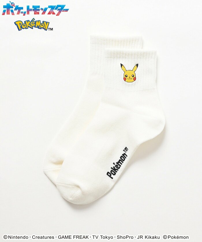 ハニーズ公式 ポケモン/ソックス(白)