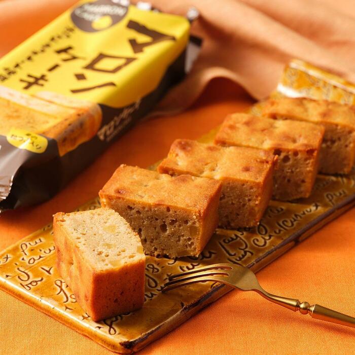 しっとり優しい味わいの「オリジナル マロンケーキ」