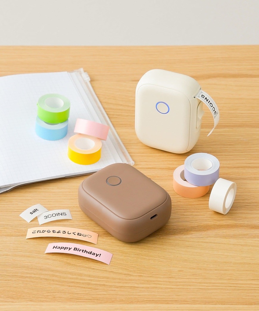 出所：3COINS公式　ラベルプリンター