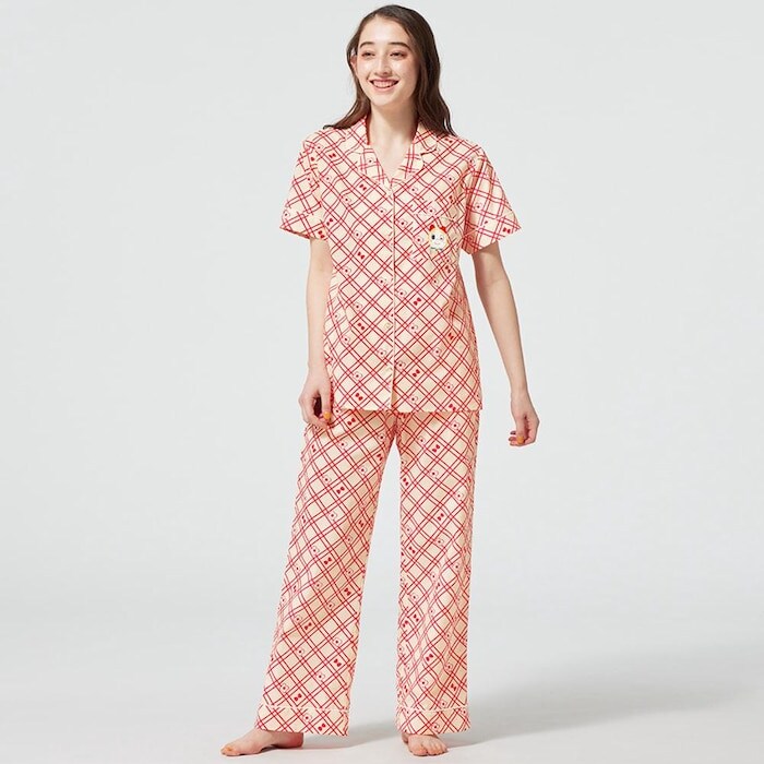 出所：GU公式ファッション通販サイト パジャマ(半袖&ロングパンツ) DORAEMON