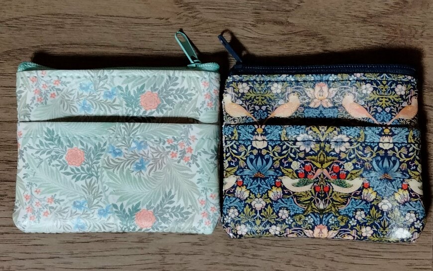 筆者撮影（セリア、コインケース ウィリアム・モリス）