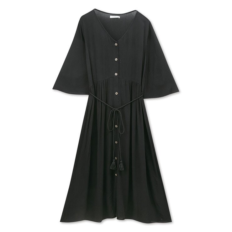 出所：しまむらオンラインストア　レディース　ガウンワンピース（しまスタ）