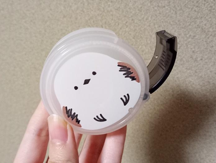 出所：筆者撮影（セリア、シマエナガ テープカッター）