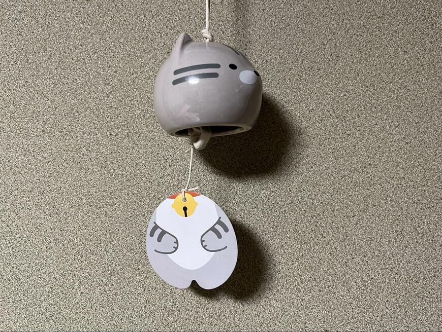 ダイソー、陶器風鈴(アニマル)画像