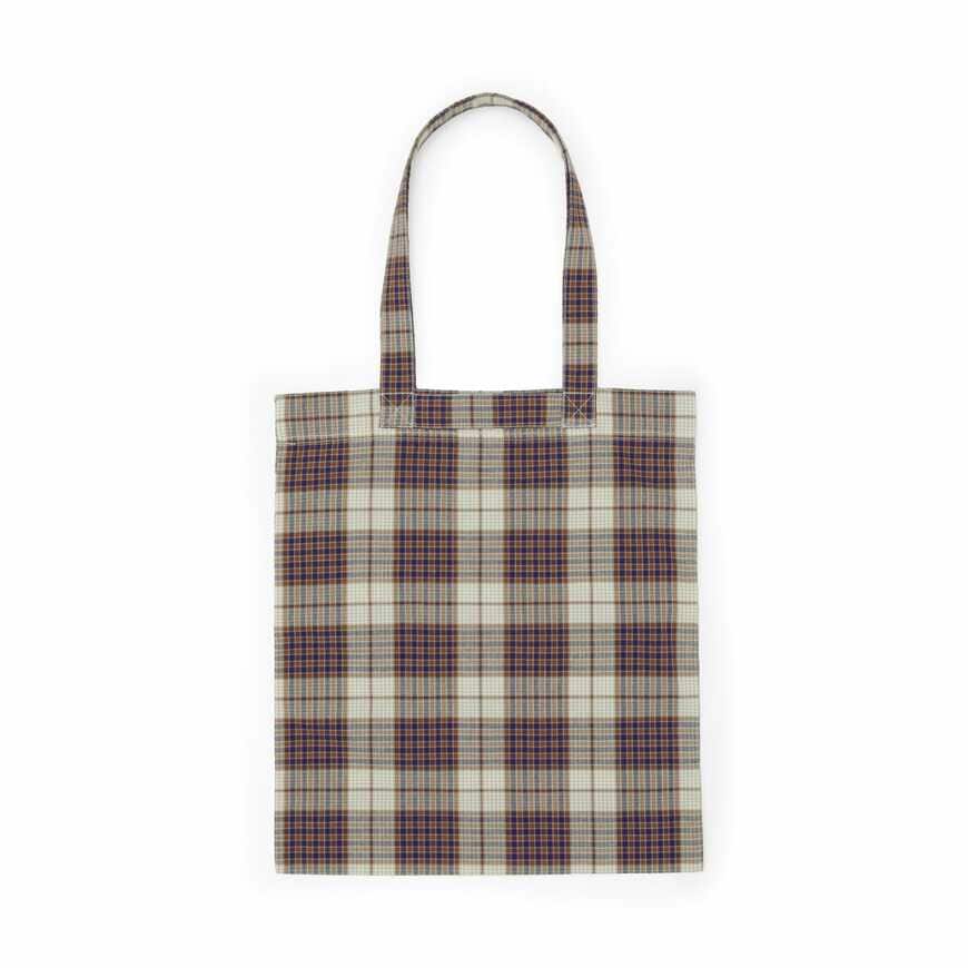 出所:無印良品ネットストア マドラスチェック トートバッグ