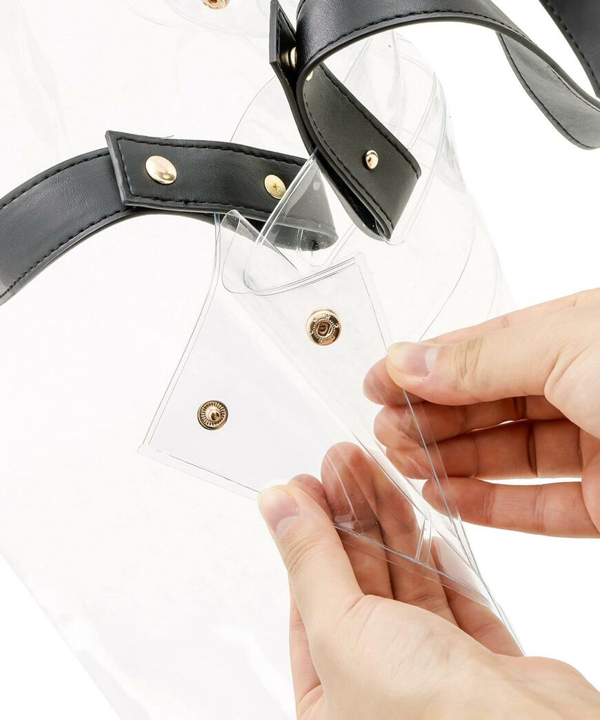 3COINS クリアトートバッグカバー/推し活 画像