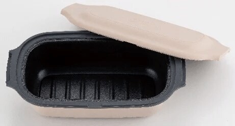 コメリ公式 アテーナライフ 電子レンジ調理でらくらくグリル ミニ深型 画像