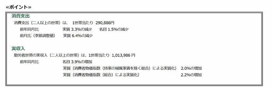 出所:総務省「家計調査報告-2026年(令和8年)6月分-」(2026年8月7日)