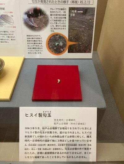 発見当時の様子がよくわかる展示です