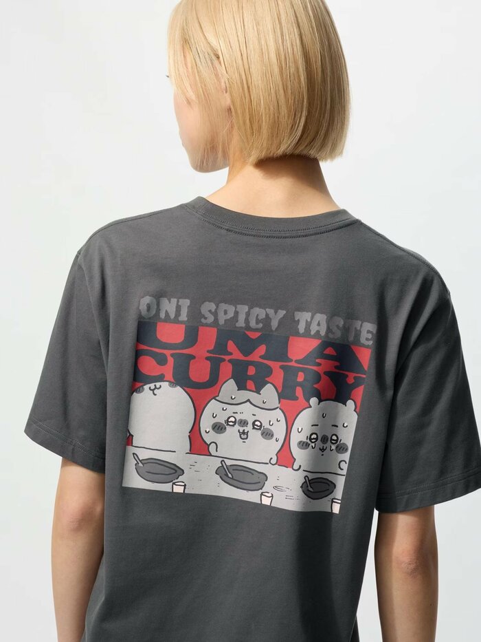 ちいかわ×ナガノのくま UT（グレー）