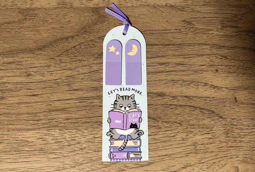 筆者撮影（キャンドゥ、ブックマーク付箋　どうぶつ）