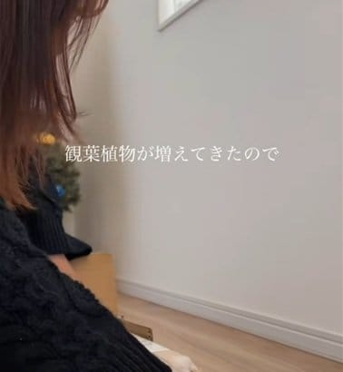 【築5年戸建DIY】ラックでスッキリ北欧風に！大変身した観葉植物コーナーが「素敵です」と話題