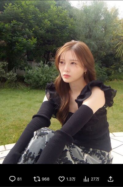 出所：白石麻衣のX（@shiraishi_staff）参照日：2025年1月16日