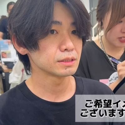 前髪に悩む男性が“あまり変えずに”と希望してカットした結果…素敵な仕上がりに大満足！