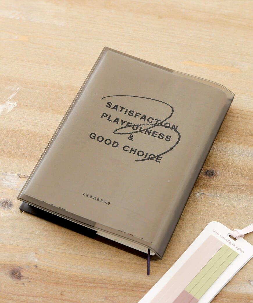  3COINS、 《四六判サイズ》表紙が見えるブックカバー：L商品画像