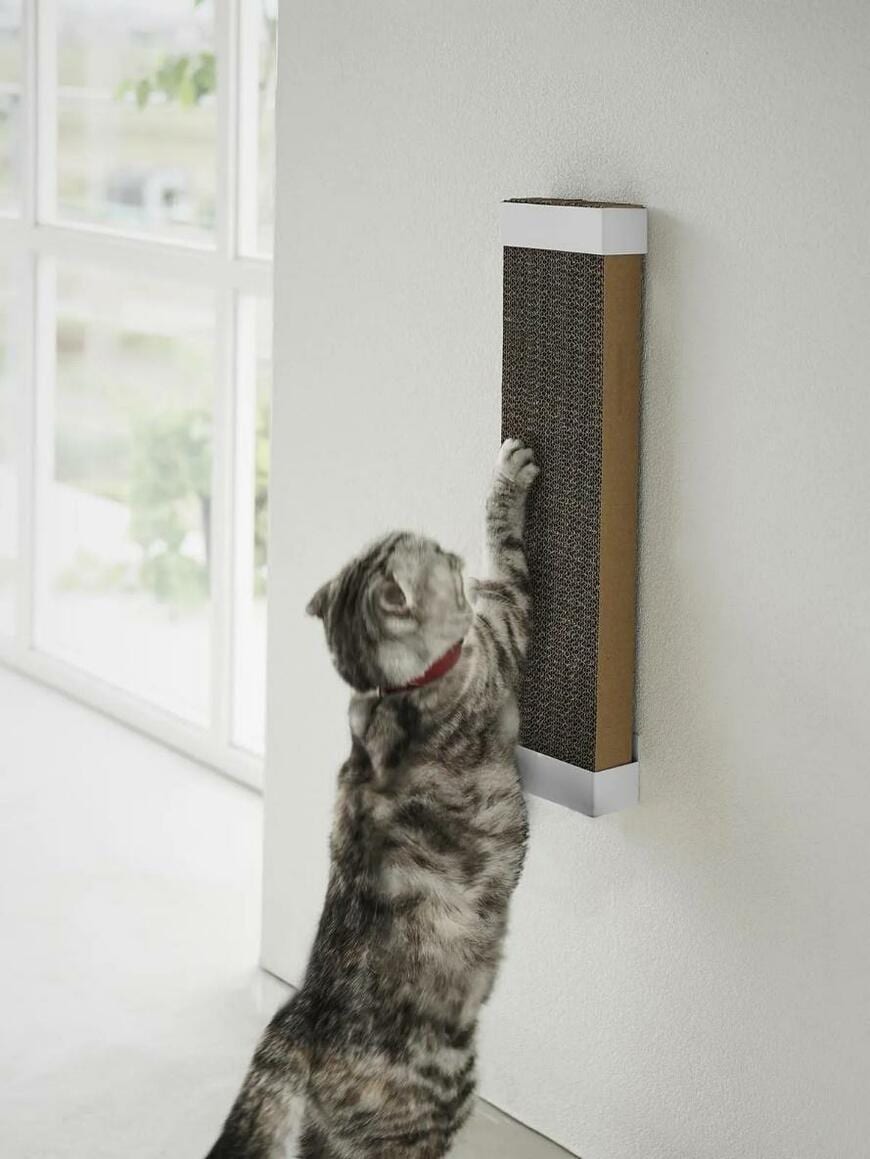 石こうボード壁対応ウォール猫用爪とぎホルダー タワー