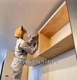 【賃貸DIY】「センスが抜群！」下地だけの〈カップボード〉→扉とカウンター付きの〈造作風和モダン収納〉に大変身！反響続々