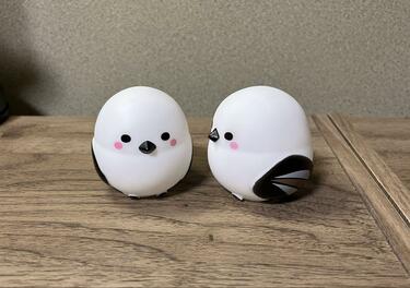 シマエナガ 置物 ソフトビニル製 可愛い シマエナガ 置物 ソフトビニル製 可愛い