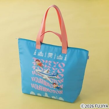 バッグを荷物に乗せられて便利」不二家〈ペコちゃんのANAコラボトート