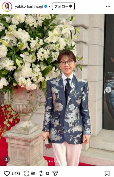柏木由紀子のInstagram投稿