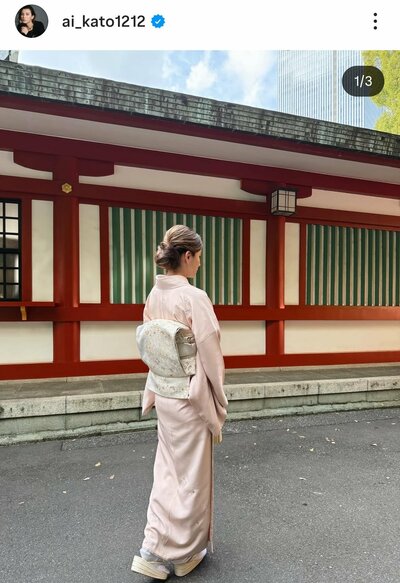 加藤あいのInstagram投稿
