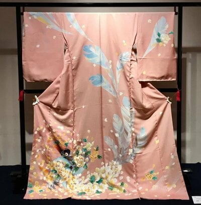 手がけた友禅染