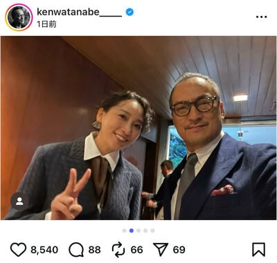 渡辺謙のInstagram投稿