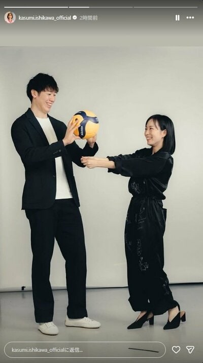 石川佳純のInstagramストーリーズ投稿