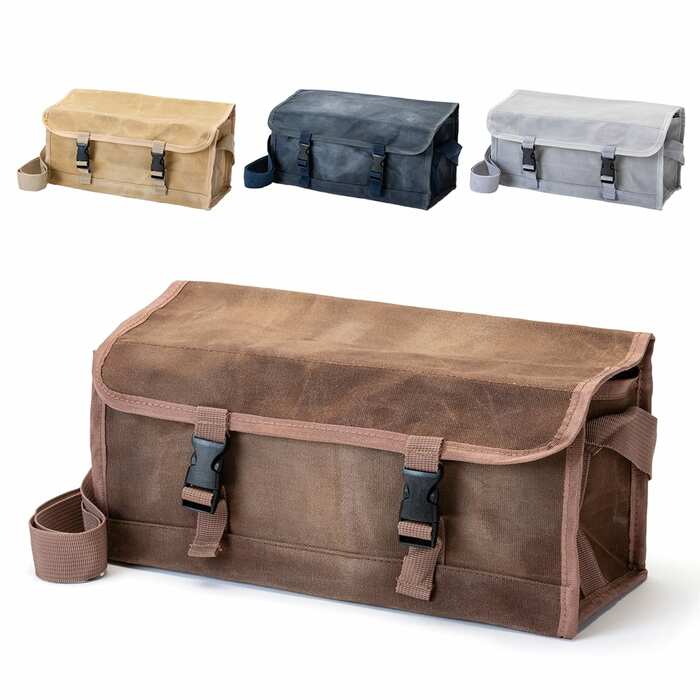 パラフィン加工の便利なショルダー付きバック