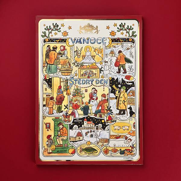 クリスマスまでのベーシックなカウントダウンカレンダー