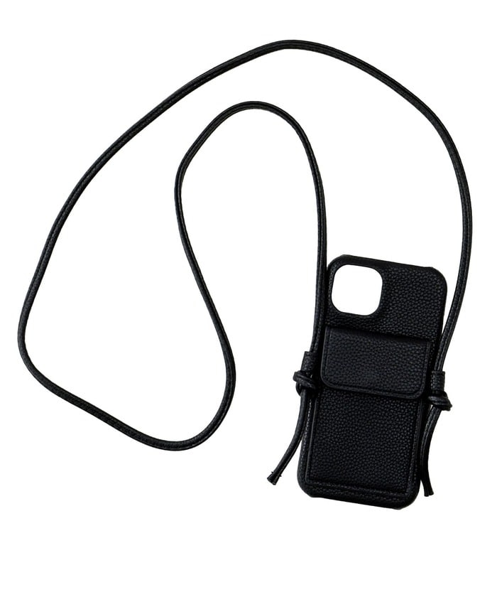 カードポケット付きストラップスマホケース