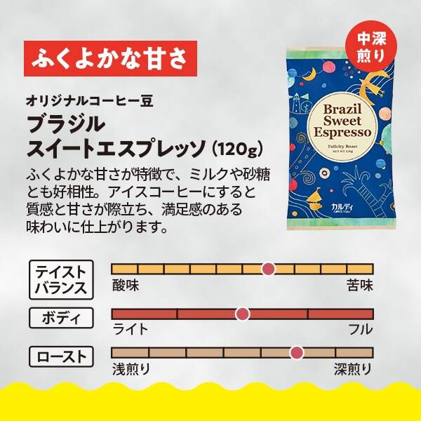【焙煎珈琲】ブラジル　スイートエスプレッソ