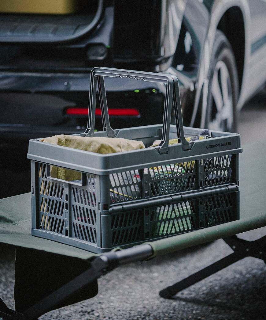 出所：オートバックスGORDON MILLER公式　折りたためる取っ手付きコンテナL