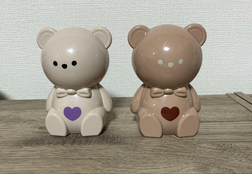 筆者撮影（セリア、くま貯金箱 MA-1049）