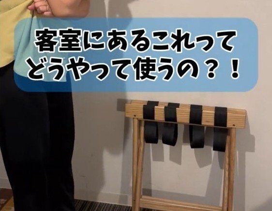 ホテルのこの備品はどうやって使う？「トコジラミ対策で重宝」「タオル掛けかと思った」と大反響