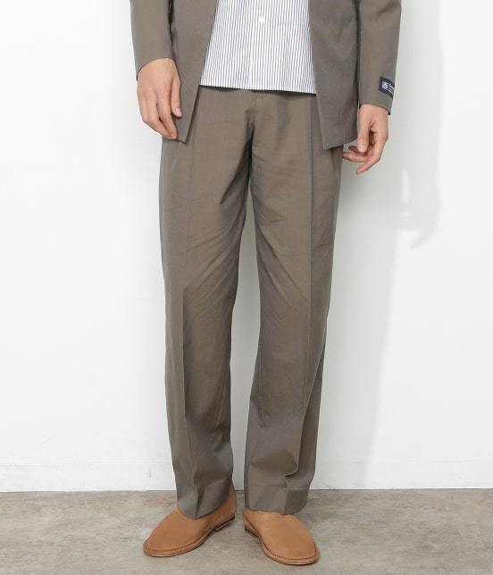 ADAM ET ROPE' HOMME - CARREMAN ワイドスラックス ¥10,584（税込）