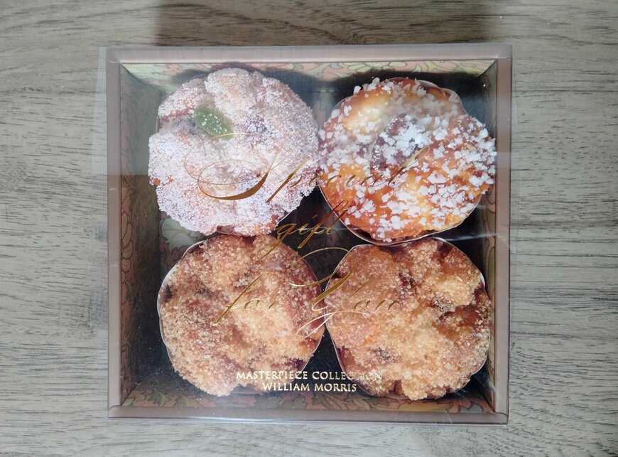 筆者撮影（セリア、スリーブボックス ウィリアム・モリス）