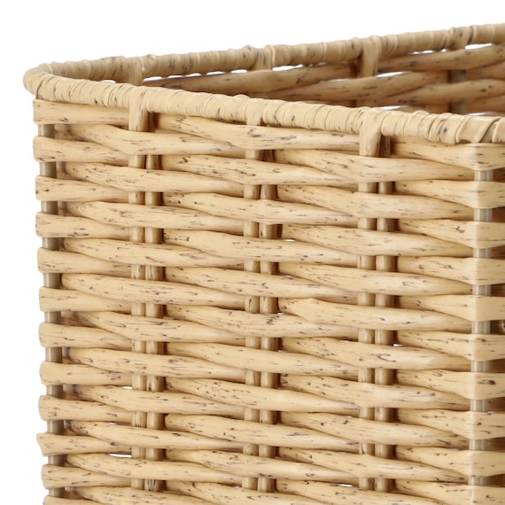 出所：ニトリ公式通販ニトリネット　ラタン風 バスケットハーフ取っ手付き（HN251102）