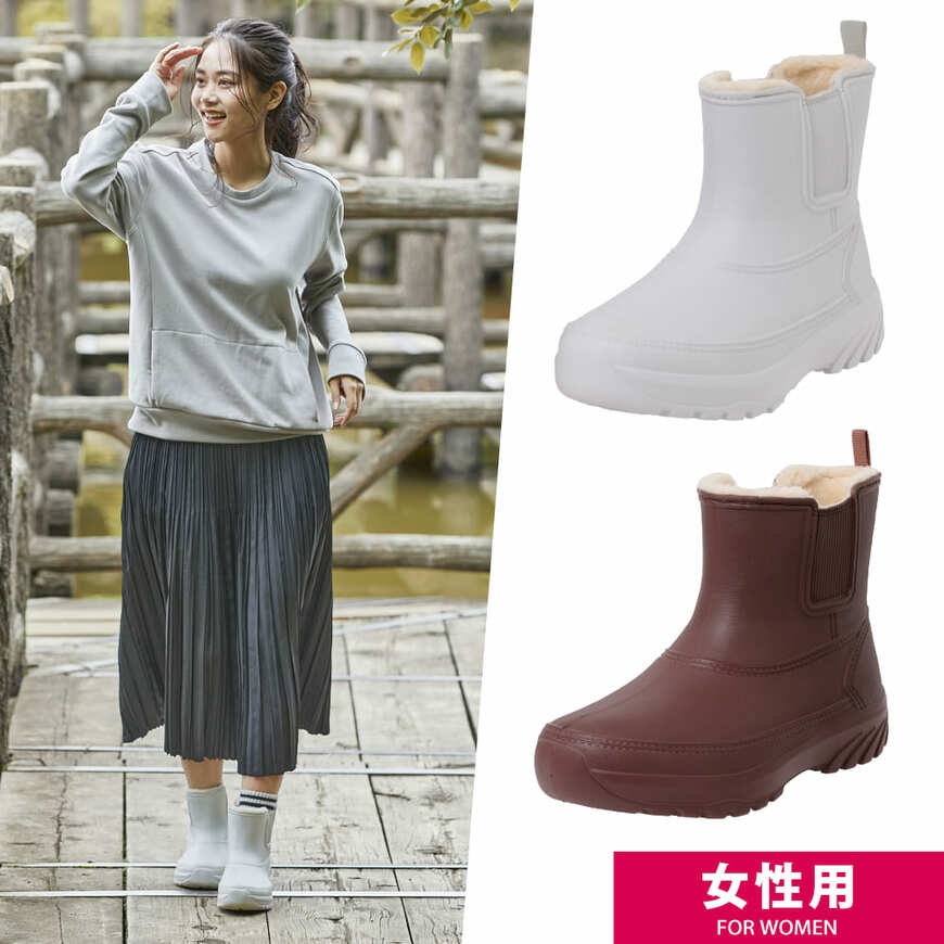 ワークマン公式　レディース防寒EVAレインブーツの画像