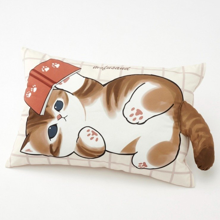 しまむら公式　枕（43×63cm・mofusand）アイボリー