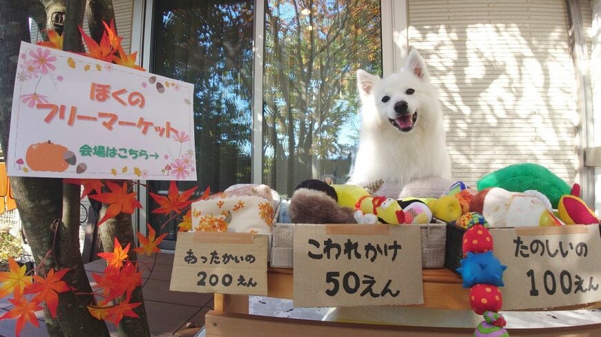 フリーマーケットごっこの様子
