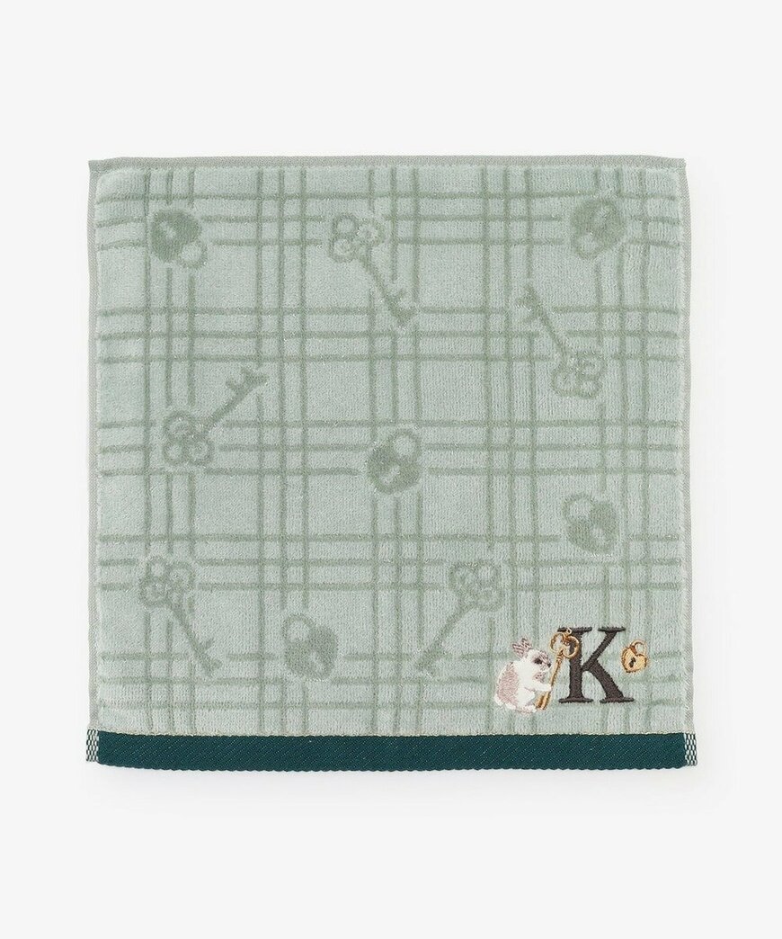 アフタヌーンティー公式　イニシャルミニタオル（K）（全体）