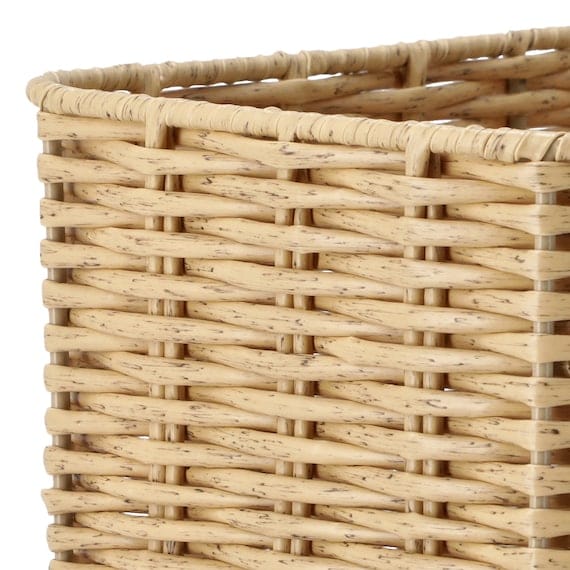 出所：ニトリ公式通販ニトリネット　ラタン風 バスケットハーフ取っ手付き（HN251102）