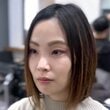 「丸みのあるショートにしたい」前髪なしミディアムヘアの女性が激変！プロの技に驚き