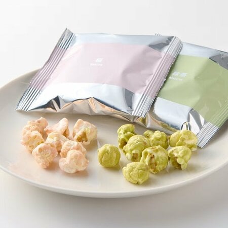 桜と抹茶のキャンディングポップコーン