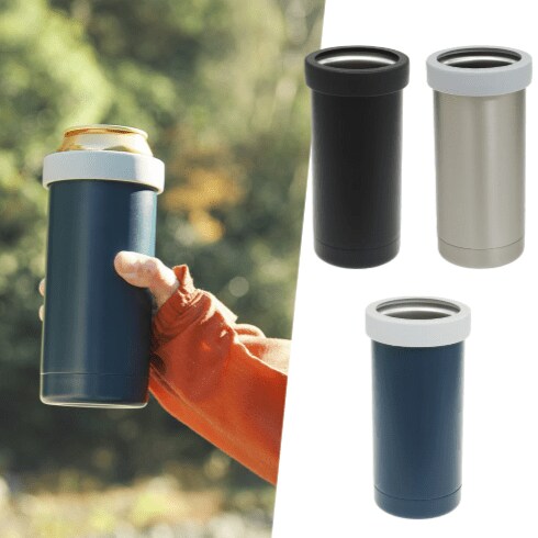 真空保冷500ml缶ホルダー