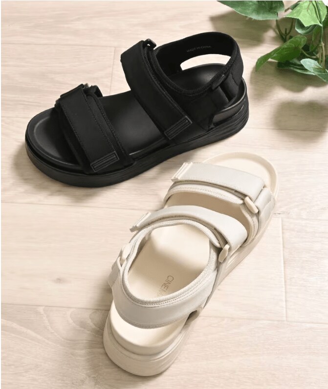 歩きやすさとトレンド感を備えたスポーティーなデザイン