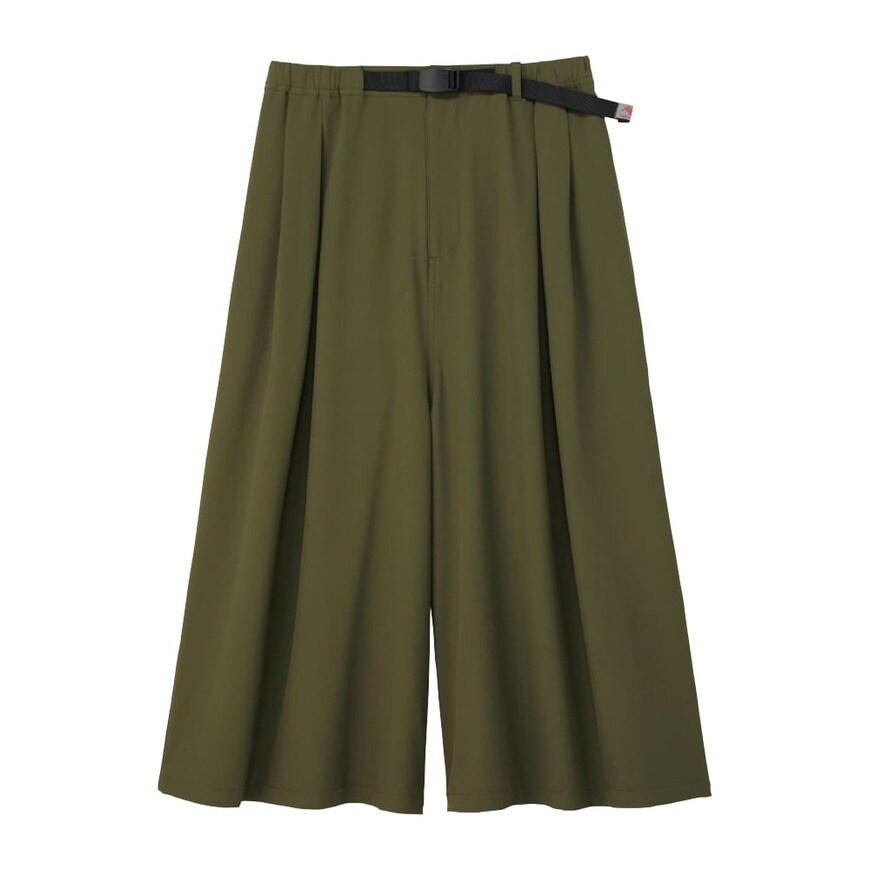 出所：ワークマン公式オンラインストア レディースリラックスUVガウチョパンツ無地