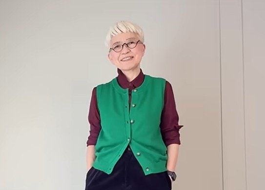 【70代マダム】UNIQLOキュロットでつくる「秋のカラーコーデ」に感動！緑の色合わせが勉強になる
