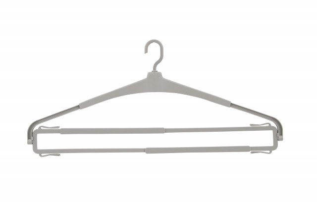 イオン株式会社 乾きやすい 伸縮式立体バスタオルハンガー